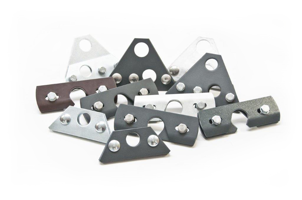 suportes galvanizados para tubo de retenção de neve suportes galvanizados para tubo de retenção de neve