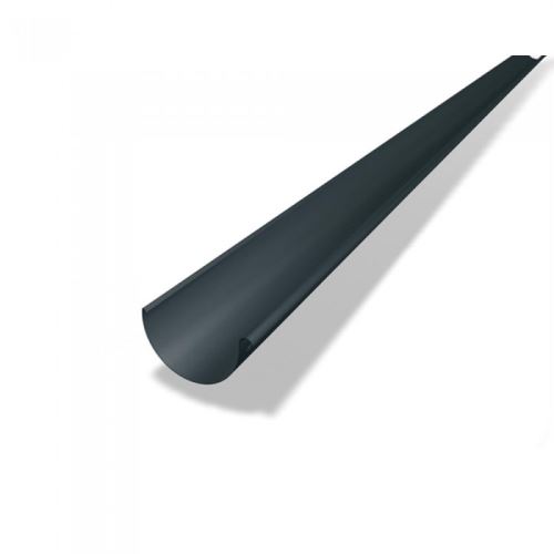 Calha PREFA, calha de alumínio Ø 150 mm, comprimento 3M, Antracite P10 RAL 7016