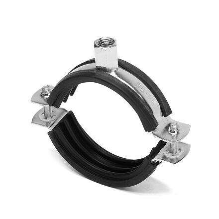 Casquilho de parafuso duplo M8/M10,72-78 2 1/2" com inserção de borracha / embalagem 1 unid.