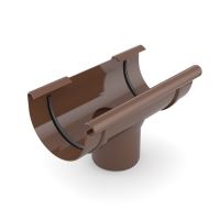 BRYZA Funil plástico Ø 125/110 mm, Marrom RAL 8017
