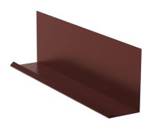 Acabamento de parede para combinação com rodapé RŠ 200, Zinco pintado, Castanho RAL 8017 Acabamento de parede para combinação com rodapé RŠ 200, Zinco pintado, Castanho RAL 8017