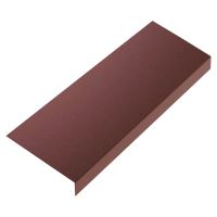Base para a pingadeira RŠ 167, Chapa galvanizada pintada, Castanho RAL 8017