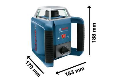 Bosch Laser Rotativo GRL 400 H + LR 45 em L-BOXX 0601061805