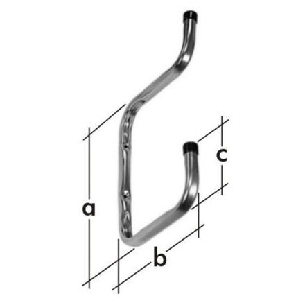 Suporte de garagem para prateleiras 250x200x90mm / pacote 1 pc