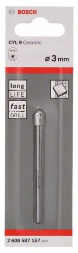BOSCH Broca para azulejo CYL-9 Ceramic 16 x 90 mm 2608587168