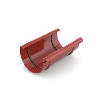 BRYZA Conector de calha plástico Ø 125 mm, Vermelho RAL 3011