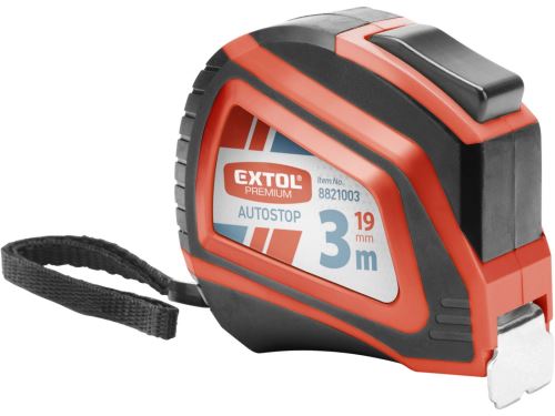 EXTOL PREMIUM Fita Métrica Enrolável, 3m, largura 19mm